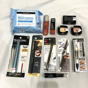 Day-to-Night Makeup Bundle!! - 12-Piece Evening Makeup and Cleansing Towlettes